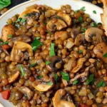 Vegan Lentil Mushroom Stew