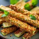 Vegan Zucchini and Oatmeal Sticks Recipe