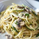 Zucchini and Mushroom Pasta