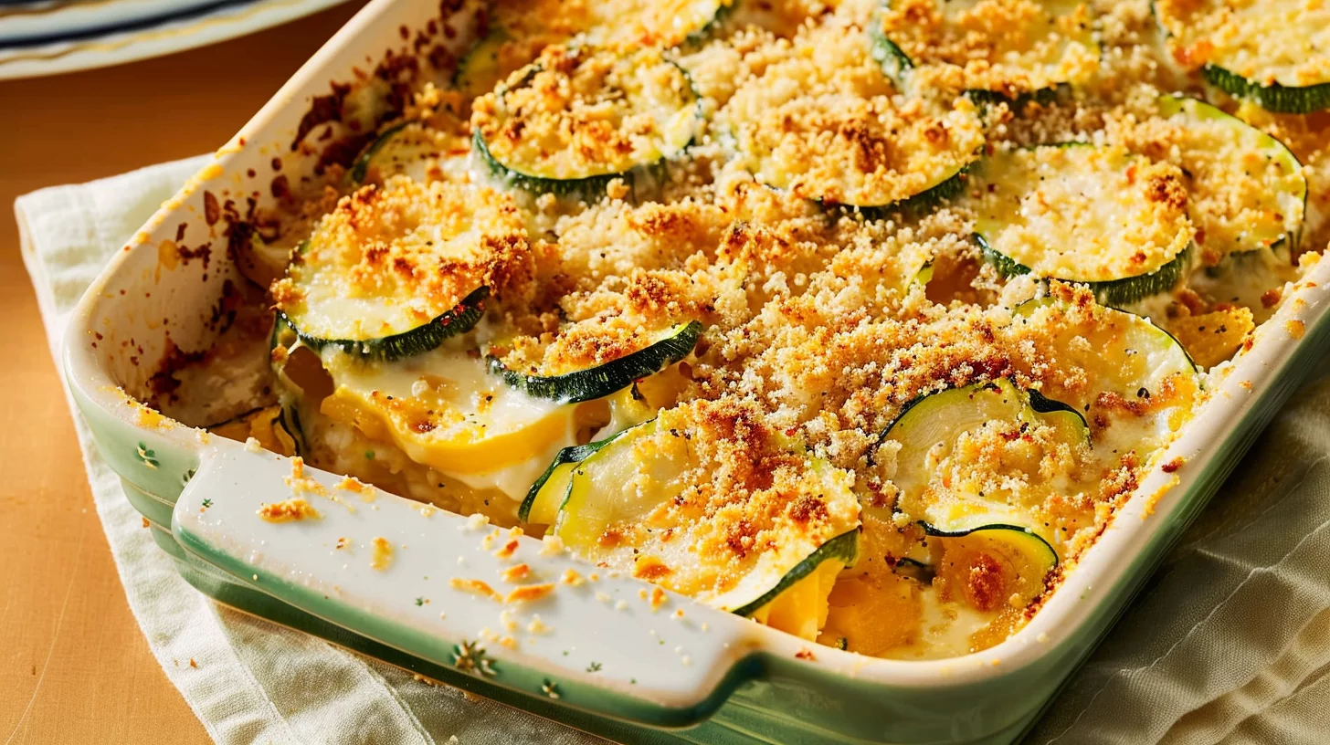 Zucchini and Squash Casserole Recipe