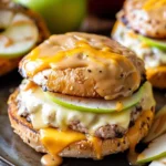 Apple Cheddar Turkey Burgers