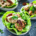 Apple Pecan Chicken Lettuce Wraps
