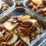 Apple Pecan Steel Cut Oats Meal Prep