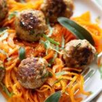 Apple Sage Turkey Meatballs