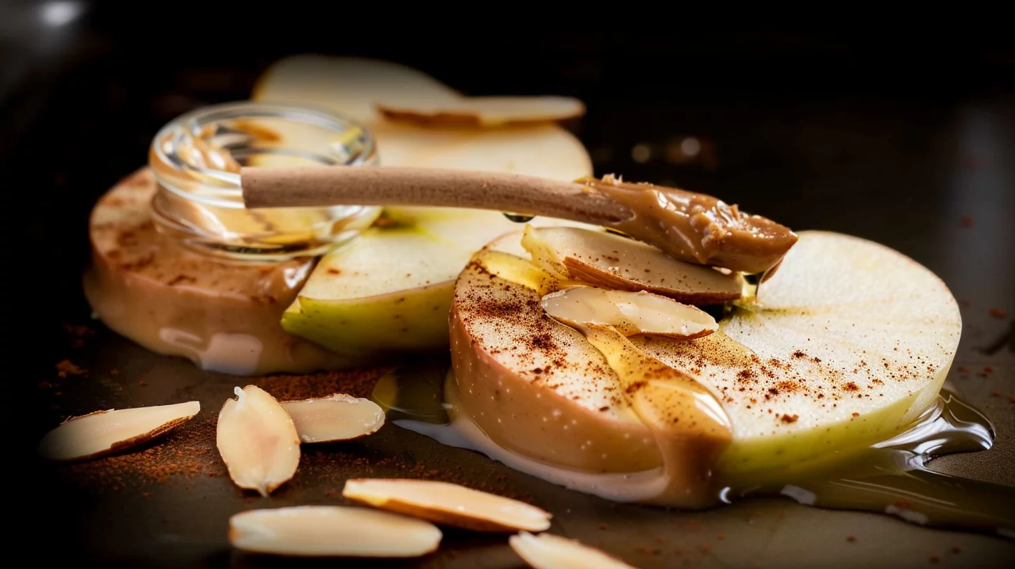 Apple Slices With Almond Butter