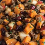 Apple Sweet Potato Turkey Hash
