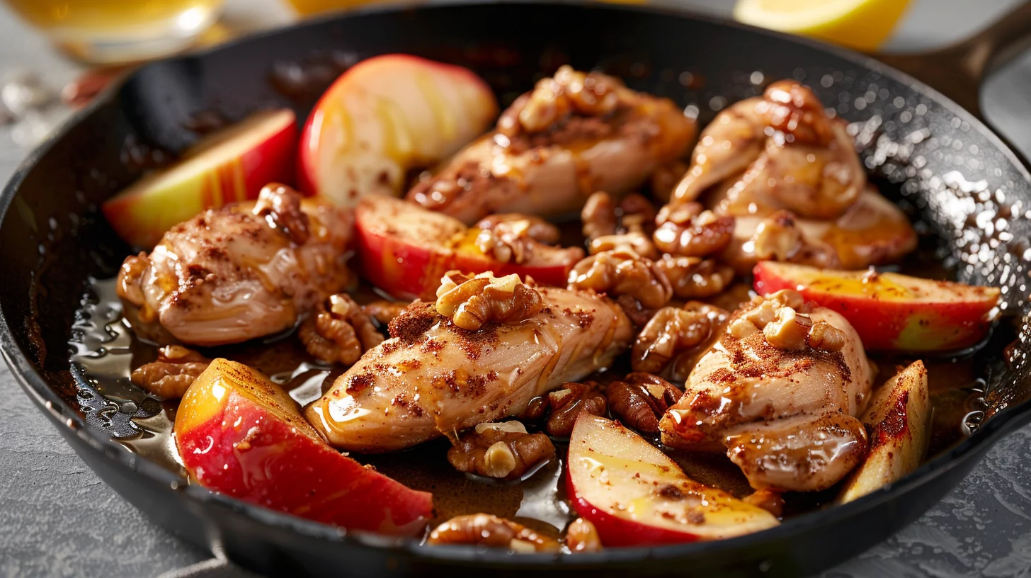 Apple Walnut Chicken Skillet