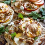 Apple Walnut Goat Cheese Flatbreads