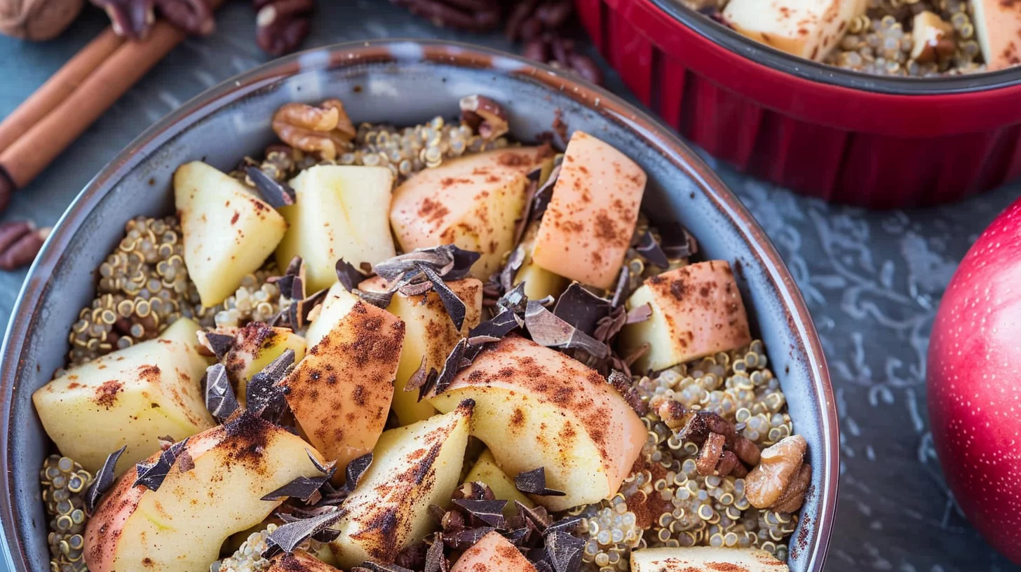 Apple Walnut Quinoa Breakfast Bake