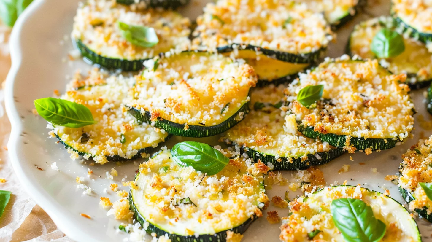 Baked Zucchini Chips With Parmesan