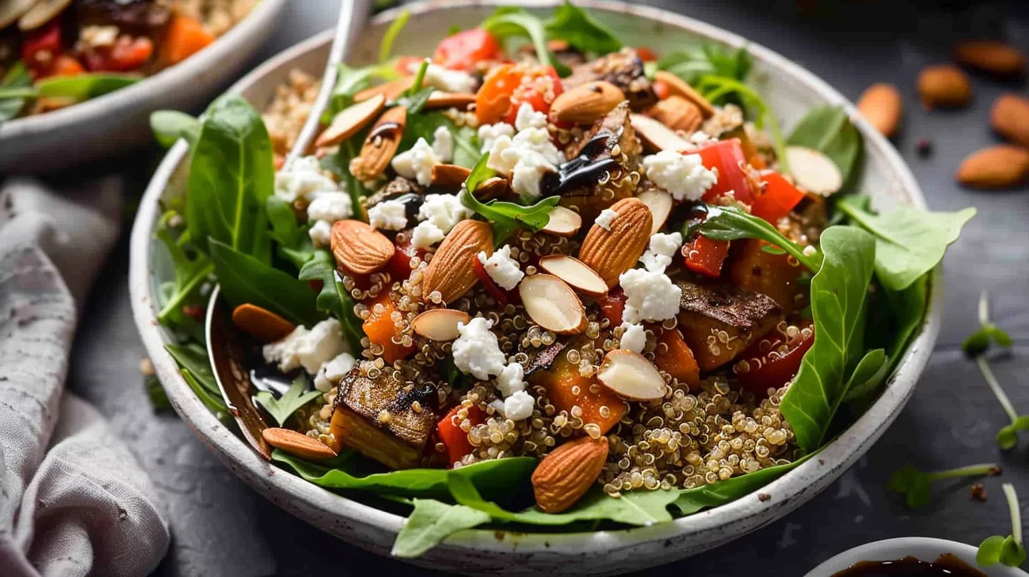 Balsamic Roasted Vegetable Quinoa Bowl