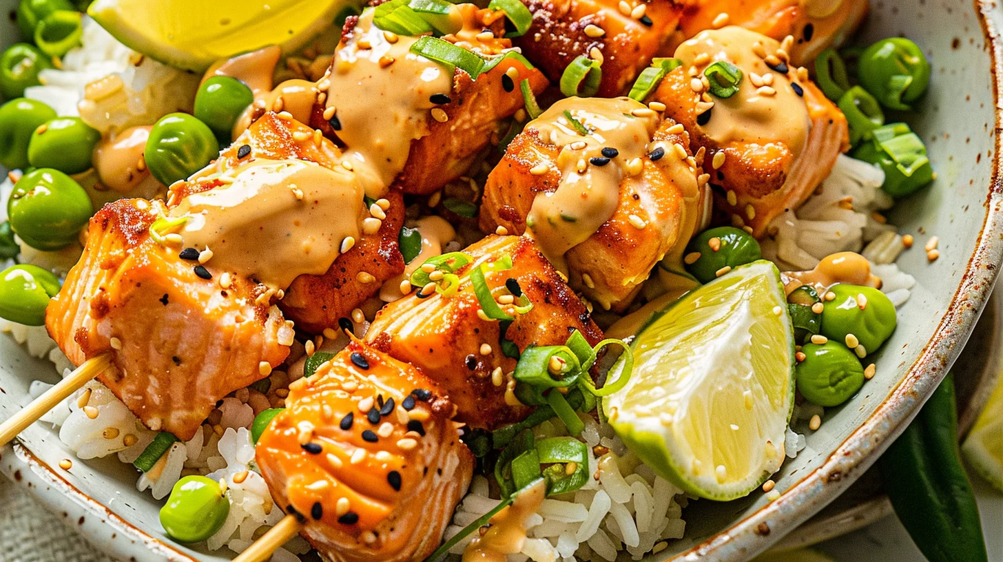 Bang Bang Salmon Bites Bowls