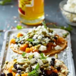 Butternut Squash And Black Bean Tostadas