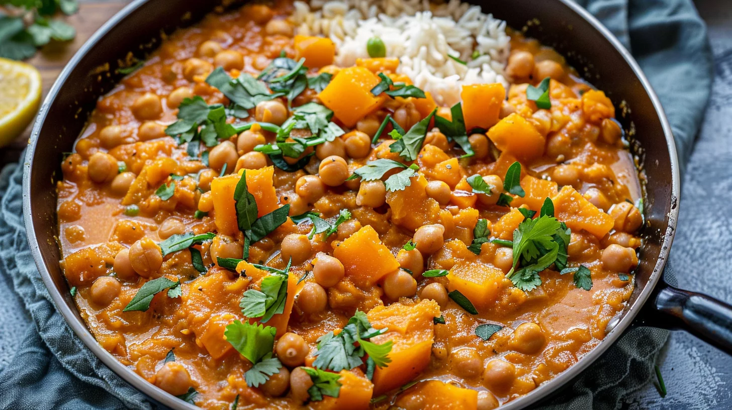 Butternut Squash And Chickpea Curry