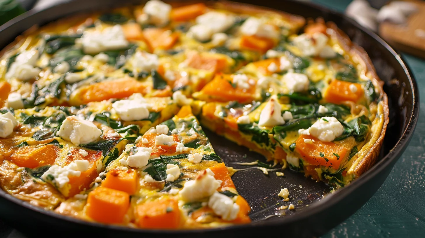 Butternut Squash Spinach And Feta Frittata