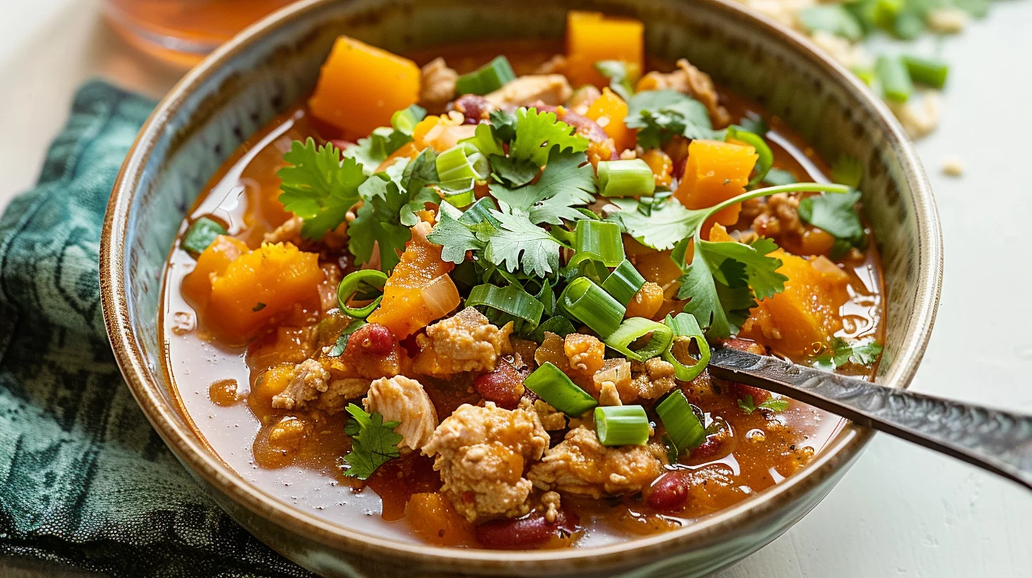 Butternut Squash Turkey Chili