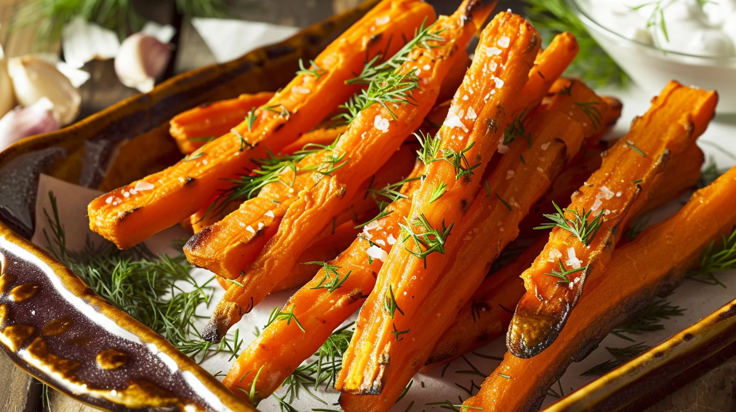 Carrot Sticks With Greek Yogurt Dip