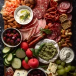 Charcuterie Board With Homemade Dips