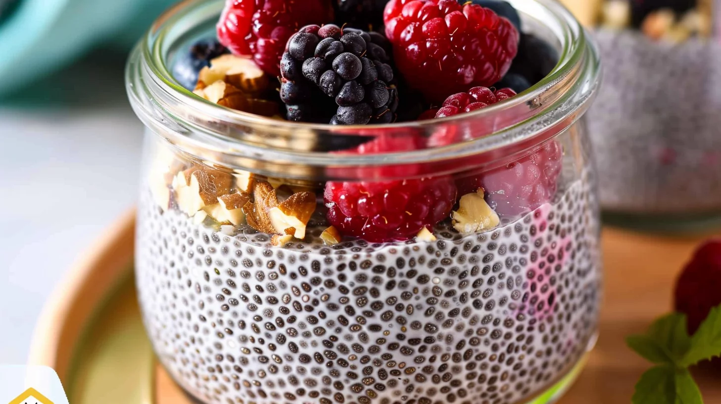 Chia Seed Pudding With Berries