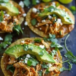 Chicken And Pumpkin Mole Tostadas