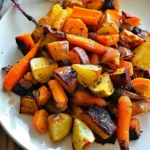 Cider Roasted Root Vegetables