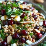 Cranberry Orange Farro Salad