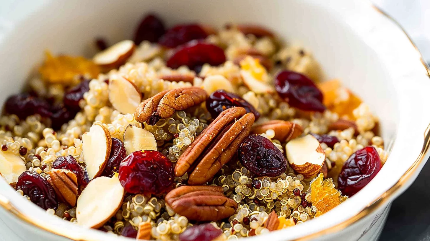 Cranberry Orange Overnight Quinoa