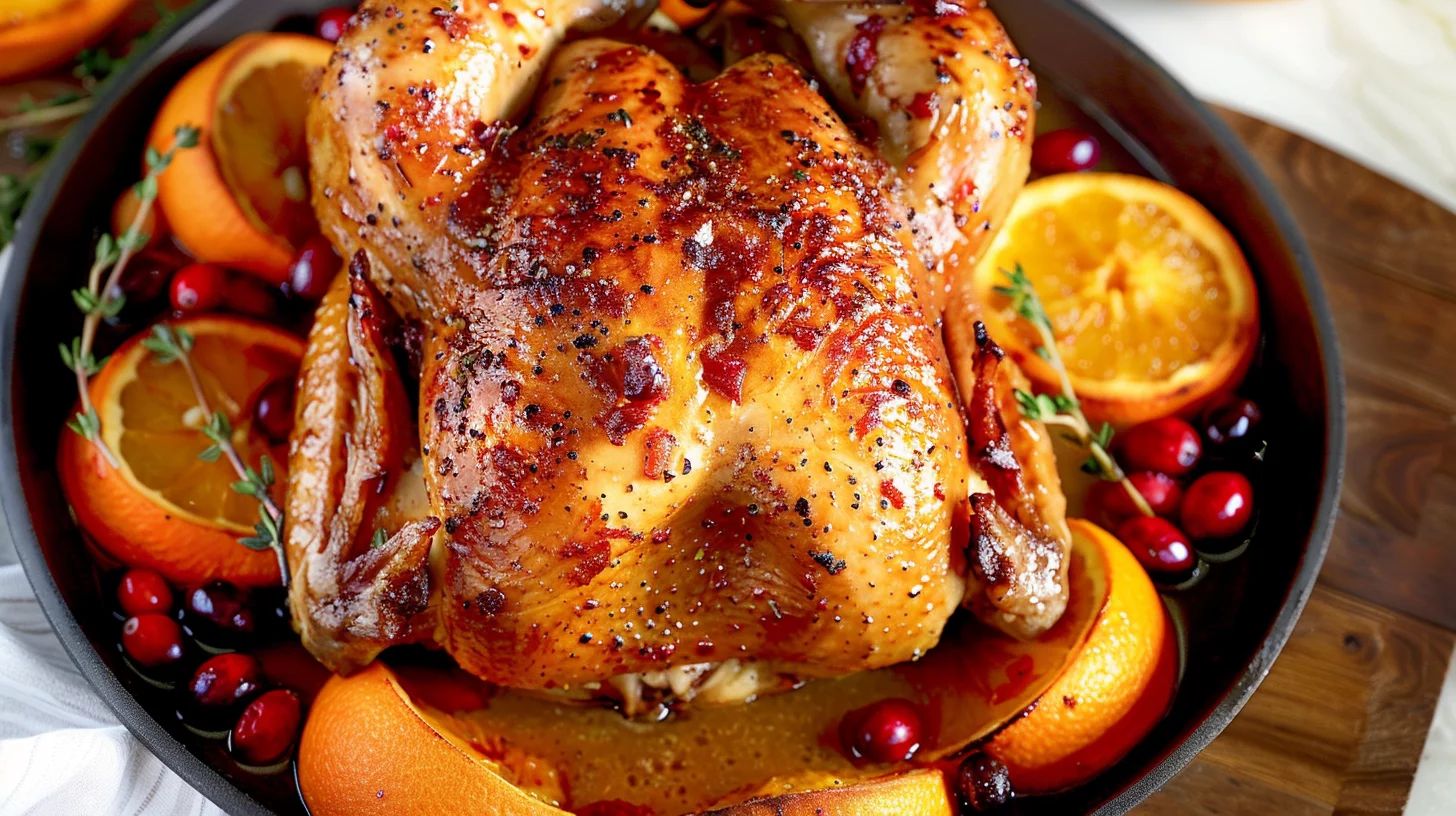 Cranberry Orange Roasted Chicken