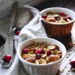 Cranberry Pistachio Baked Oatmeal Cups