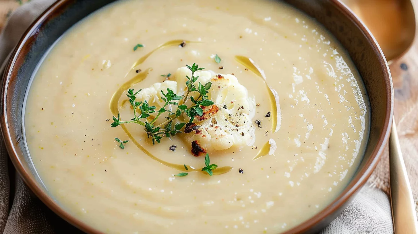 Creamy Cauliflower Parsnip Soup