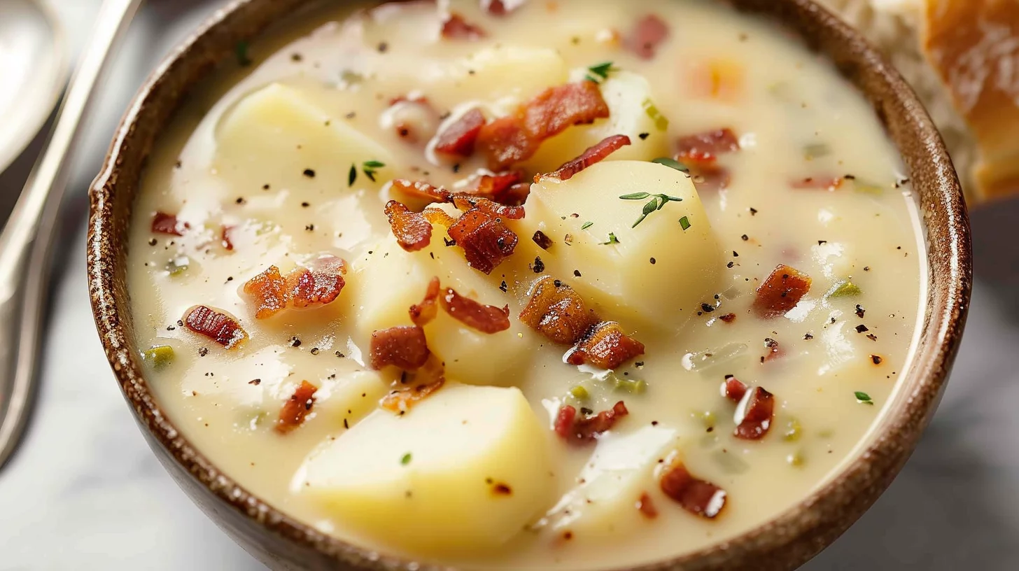 Creamy Potato Soup With Bacon