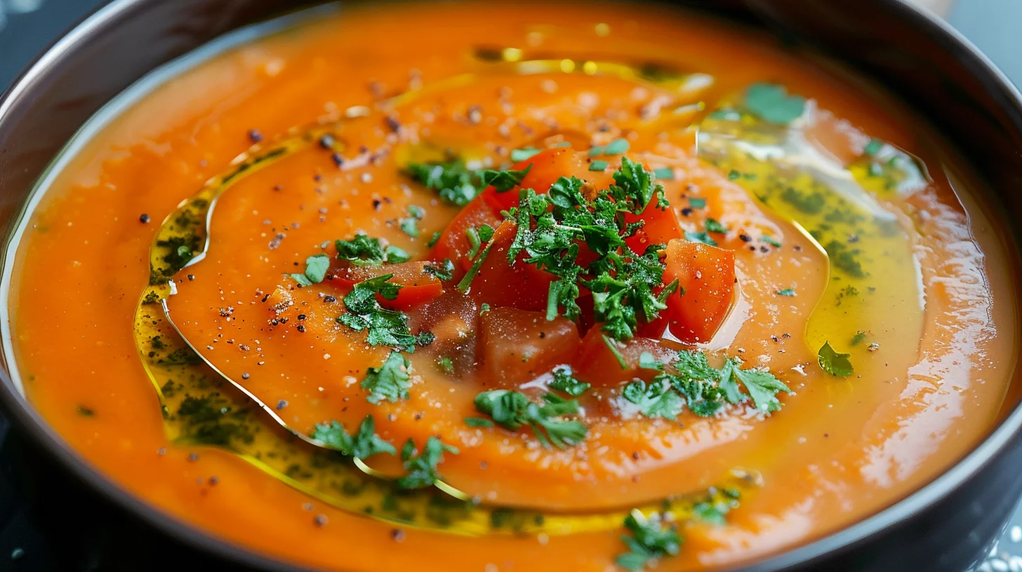 Creamy Pumpkin Tomato Soup