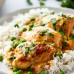 Creamy Smothered Chicken and Rice Recipe