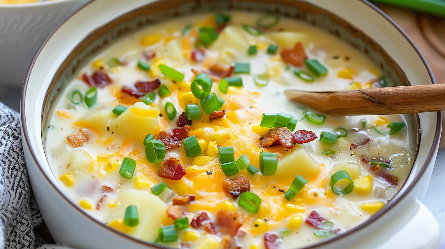 Easy Creamy Potato Corn Chowder