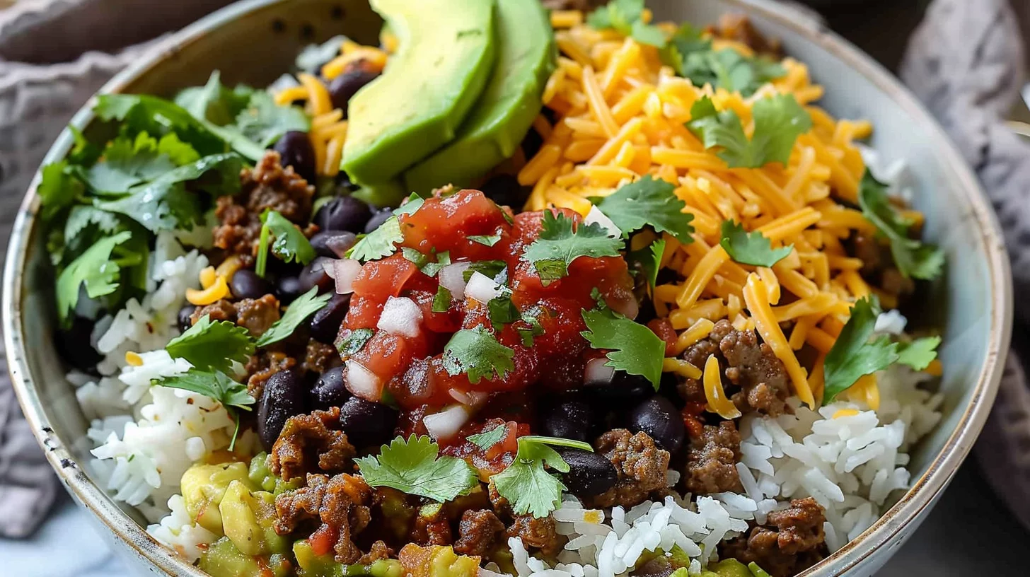 Easy Taco Rice Bowls