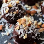 Frozen Banana Bites Dipped In Dark Chocolate