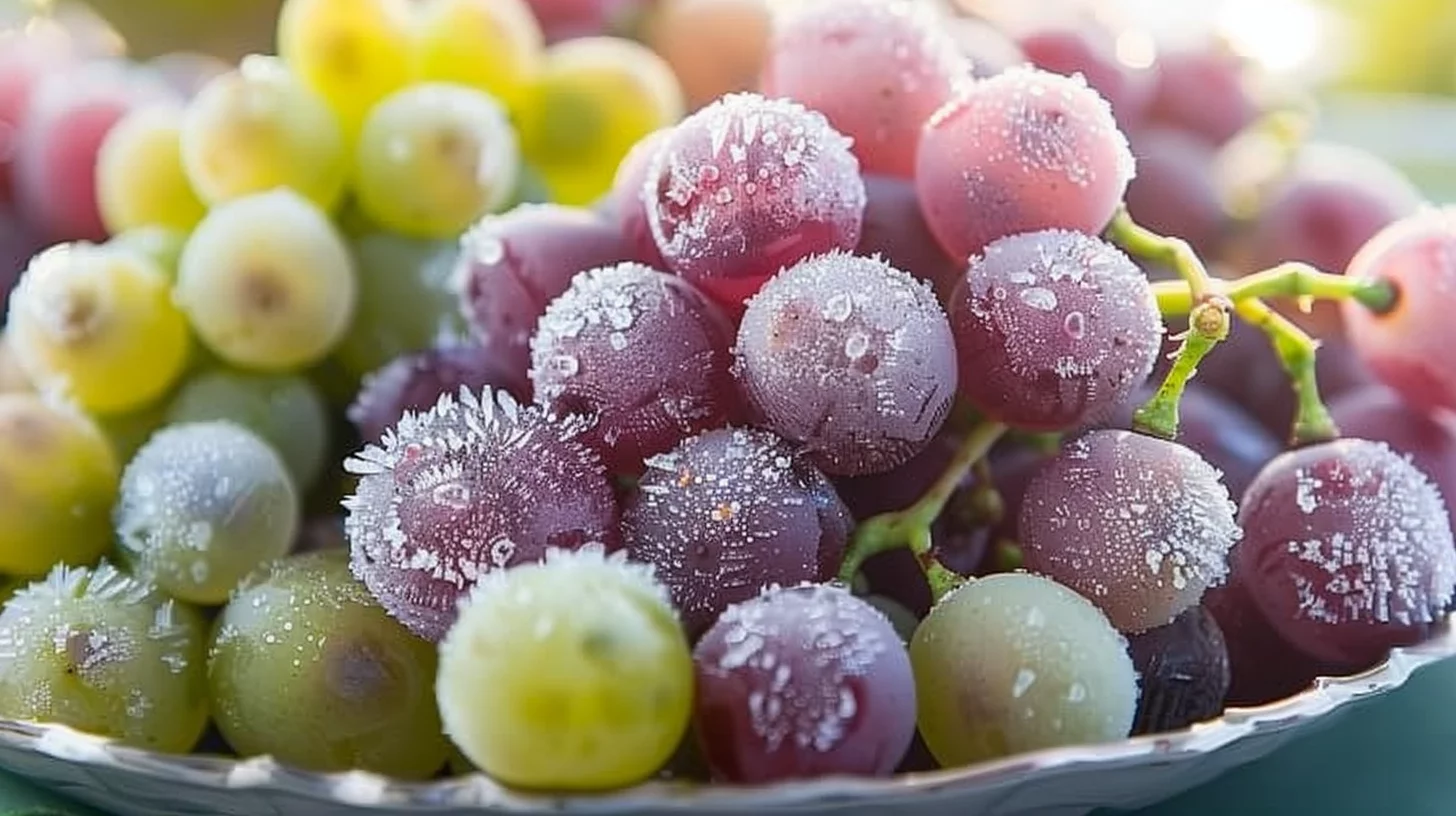 Frozen Grapes Snack Hack