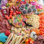 Halloween Charcuterie Board With Spooky Treats