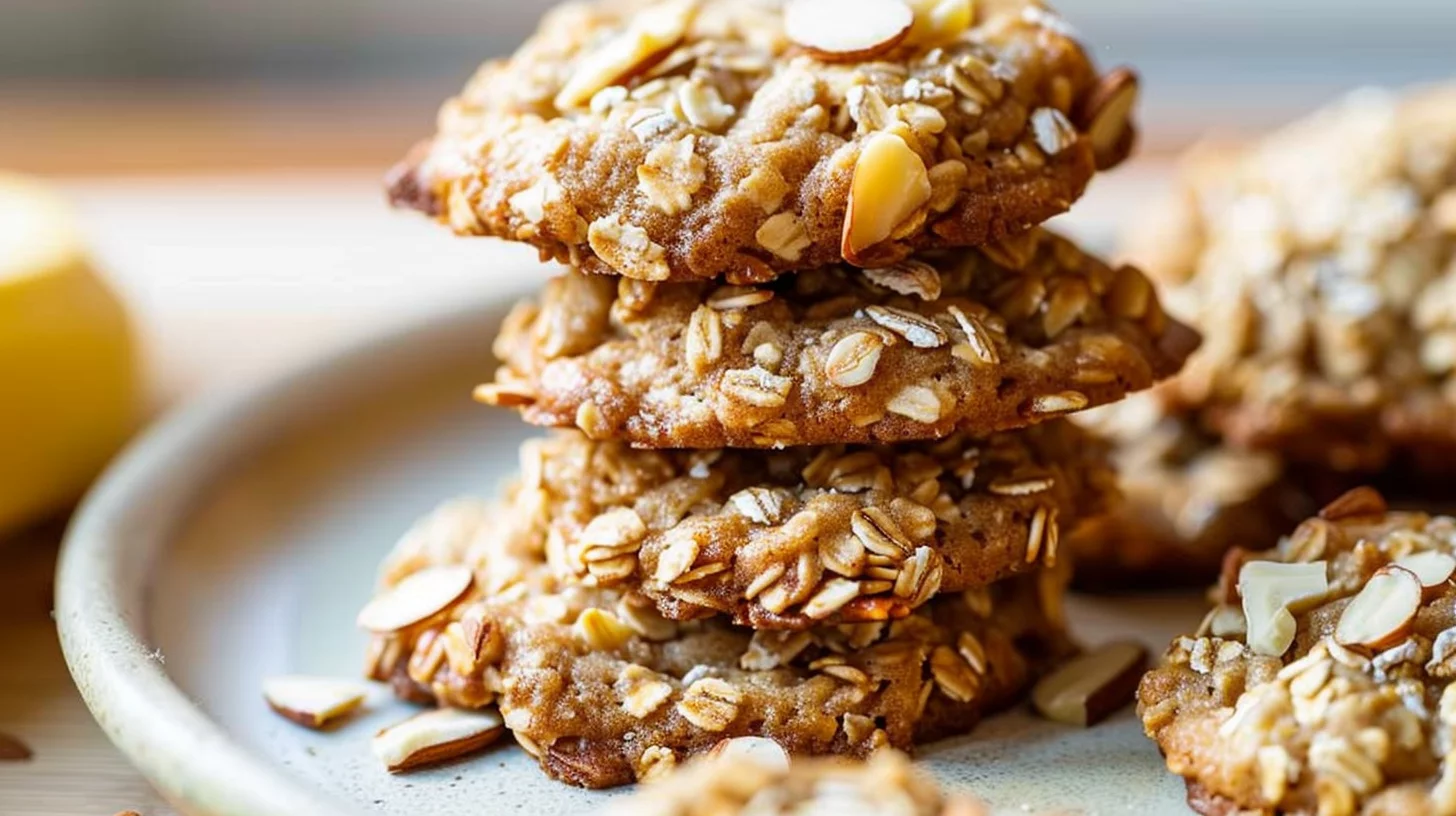 Healthy Banana Oat Cookies