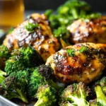 Honey Mustard Chicken And Roasted Broccoli