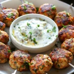 Irresistible Chicken Kofta With Creamy Garlic Yogurt Sauce Recipe