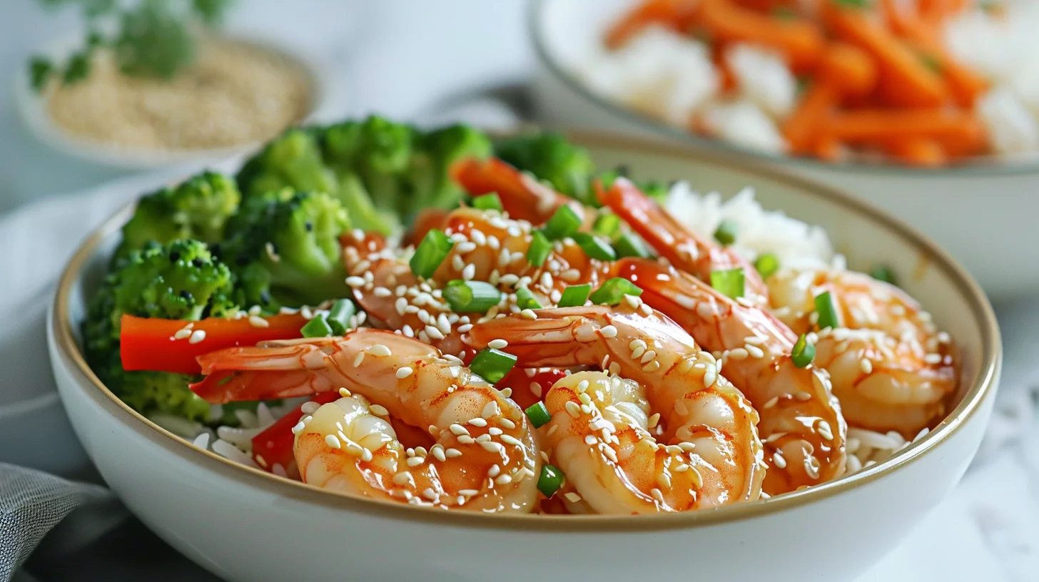 Irresistible Honey Garlic Shrimp Bowls