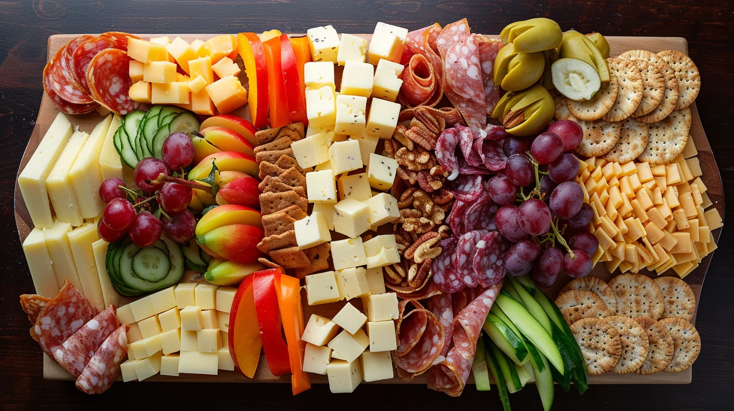Kid Friendly Charcuterie Board With Fun Snacks