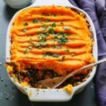 Lentil And Sweet Potato Shepherds Pie