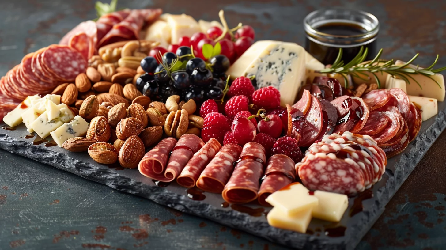 Low Carb Charcuterie Board With Keto Snacks