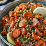 Maple Roasted Carrot And Farro Salad