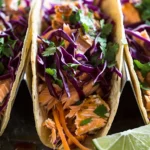 Maple Sriracha Roasted Salmon Tacos