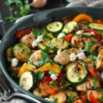 Mediterranean Chicken Zucchini Bake Recipe