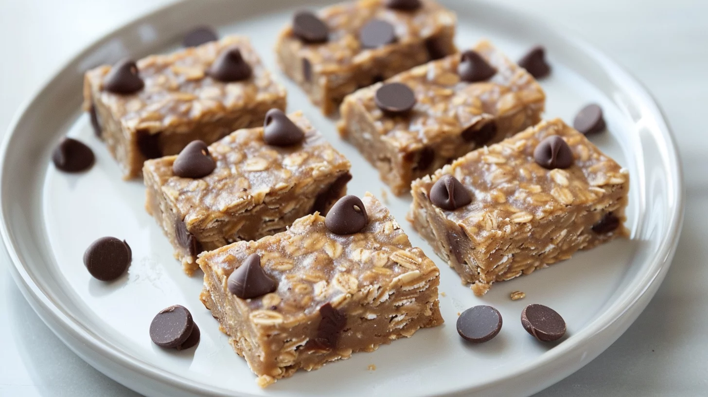 No Bake Oatmeal Protein Bars