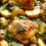 One Pan Apple Sage Chicken And Potatoes